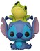 Funko Pop! Disney:Lilo&amp;Stitch-Stitch W/Frog (Exc) Action Figure, 51795
