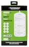 Terminator Brand Double Sided UK Socket Power Extension With Individual Switches - 6way 3M