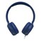 JBL Tune 500 Wired On Ear Headphone With Mic Blue