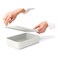Brabantia Make And Take Plastic Lunch Box Large Light Grey 2L