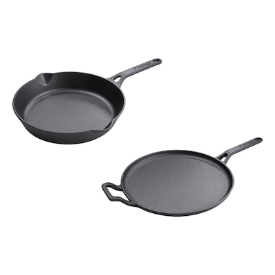 Prestige Cast Iron Frypan and Tawa Set 2 PCS