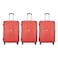 Skybags&nbsp;Zap&nbsp;Hard Trolley Set 3 PCS 8W Red