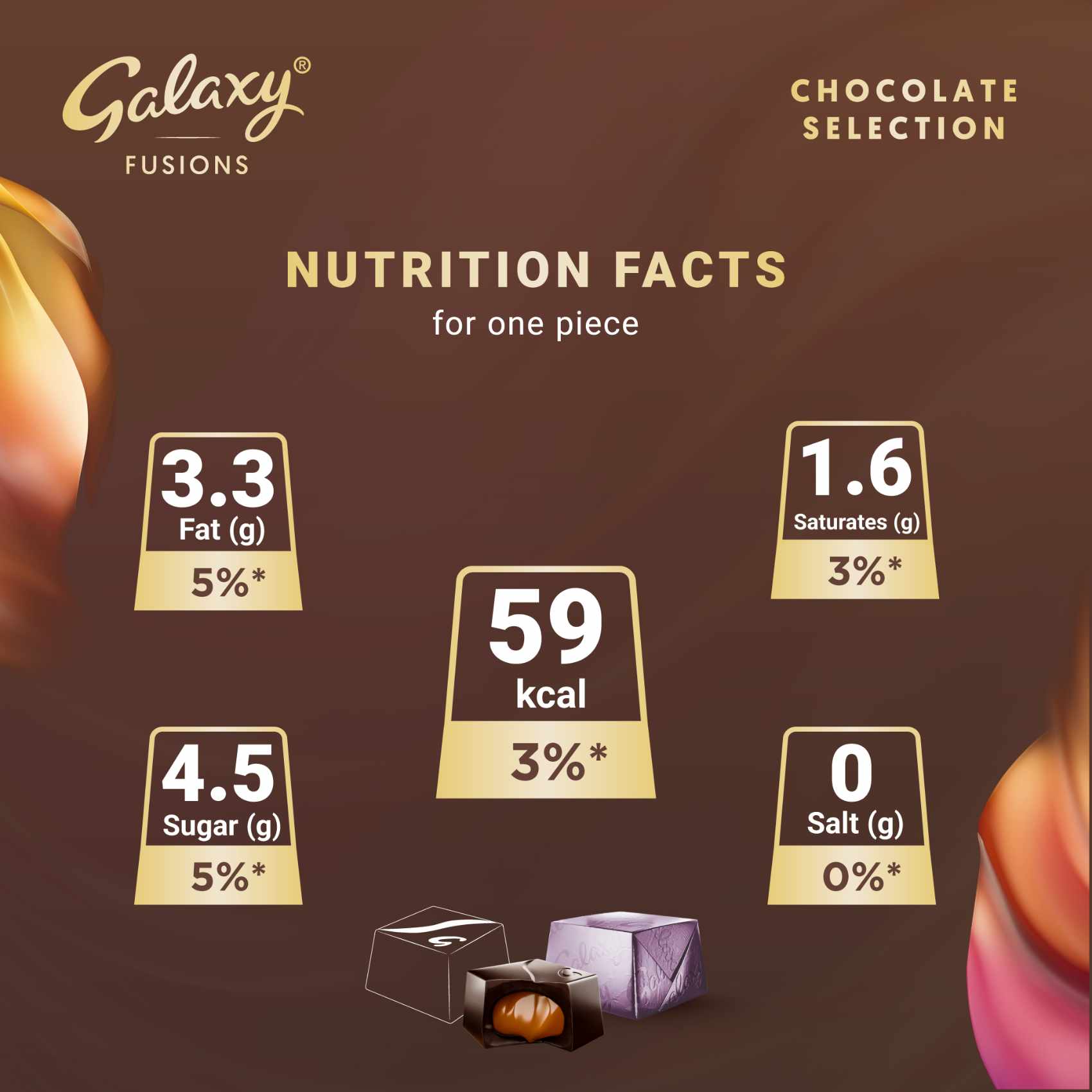 Galaxy Fusions Chocolate Selection 271.2g