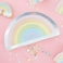 GingerRay - Pastel &amp; Iridescent Rainbow Paper Plate 8pcs - Multi - Coloured