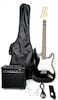 Best Choice Products Mike Music 40In Full Size Beginner Electric Guitar Starter Kit With Case, Strap, 10W Amp, Strings, Pick, Tremolo Bar (Black)