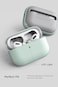 VRS Design Modern for Airpods Pro 2nd Generation case (2022) Airpods Pro 2 case cover with Leather Strap - Marine Green