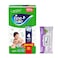 Fine Baby Diapers Large - 58 Pieces + Easy Care Wipes - 20 Pieces