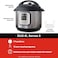 Instant Duo8, 7.6L 8Quart, 7 In 1 Electric Programmable Pressure Cooker, Multicooker 13 Smart Programs, Stainless Steel Inner Pot, Advanced Safety Protection, Inp 113 0007 01, Black &amp; Stainless Steel