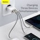 Baseus 30W USB C PD Fast Charger 1 Port Type-C and Dual Port QC3.0 Quick Wall Adapter EU Plug White