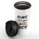 Loud Universe - Travel Tumbler Make Your Own Luck Deer Run Positive White Coffee Tumblers