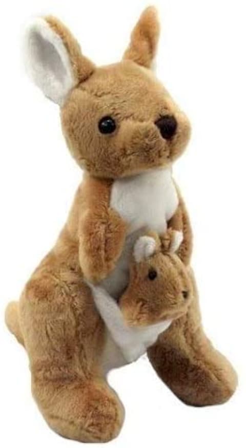 Passionfruit Plush Doll Stuffed Animal Super Soft, Huggable Kangaroo Toy For Baby And Toddler Boys, Girls Snuggle, Cuddle Pillow With Pp Cotton Filling Great Gift Idea Birthdays Holidays