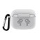 اكس لايف حافظة سماعة متوافق مع ابل ايربودز برو ، أبيض