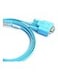 Generic Rj45 To Rs232 Db9 Cable Converter, Blue