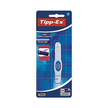 Bic Tipp-Ex Shake N Squeeze Correction Fluid Pen 4ML