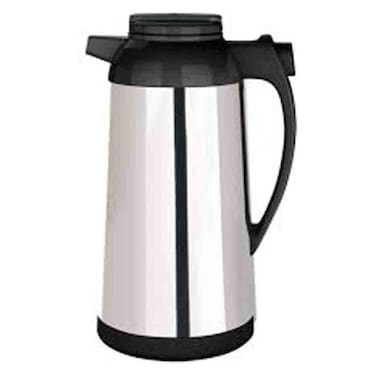 Nessan Stainless Steel Vacuum Flask Silver And Black 1.9L