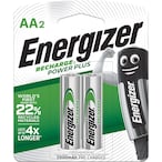 Buy Energizer Recharge Power Plus AA Batteries  Pack of 2 in UAE