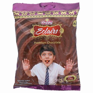 Giggly Eclairs Choco Toffee Pouch 50 pcs