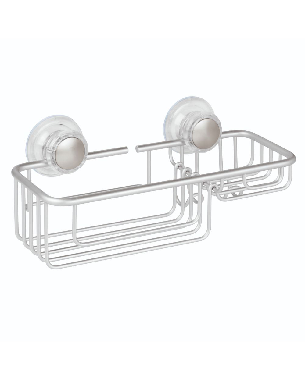InterDesign Metro Aluminum Turn&shy;N&shy;Lock Combo Basket Silver