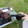 BBQ GRILL HAND CRANK AIR BLOWER