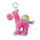 Caravaan - Soft Toy Camel Dark Pink Size 12cm with key ring attachment