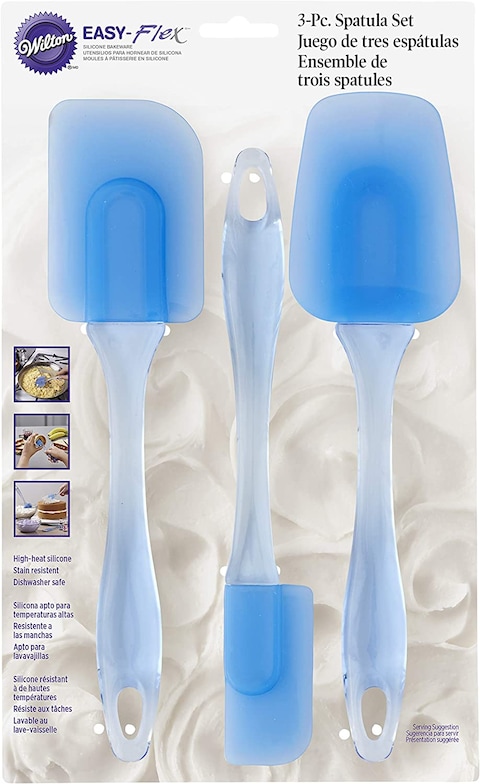 Wilton Easy Flex Cake Decorating Spatula Set, 3 Pieces