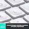 Logitech MX Keys Mini for Mac Minimalist Wireless Keyboard, Compact, Bluetooth, Backlit Keys, USB-C, Tactile Typing