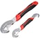 Generic 2Pcs Multi-Function Adjustable Wrench Universal Wrench Adjustable Tool Sets Snap And Grip