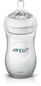Avent Plastic Feeding Bottle Natural White +1M 260ml Scf 693/17