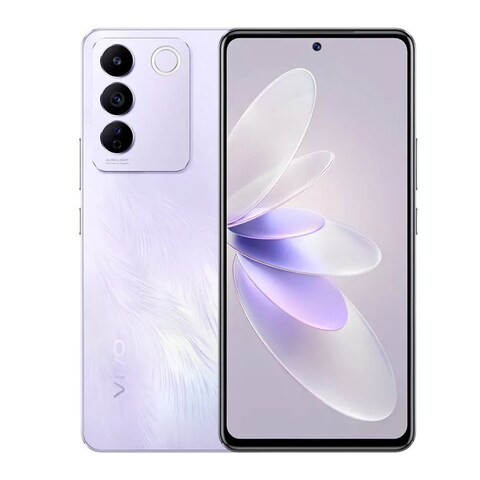 فيفو V27E - شاشة 6.62 بوصة 256 جيجابايت/8 جيجابايت ثنائي الشريحة بشبكة الجيل الرابع - بنفسجي