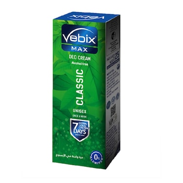 Vebix Classic Cream Deodorant - 15 ml