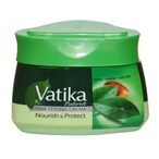 Buy VATIKA STYLING HAIR CREAM WOTH HENNA  OLIVE  ALMOND 210ML in Kuwait