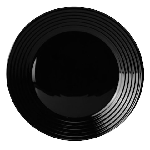 LUMINARC HARENA BLACK D/PLATE 27CM