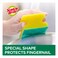 Scotch Brite Fresh Heavy Duty Nail Saver Scrub Sponge Scrub Dot For Washing Dishes and Kitchen Use. 2 units/pack