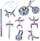 Multi-Use Fidget Pen, LBOYLOVE Decompression Magnetic Pen, Magnets DIY Toys Fidget Toys Magnetic Sculpture Building Blocks Desktop Sculpture Toys Stress Relief Gift for Adult or Kid (Colorful)