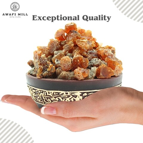 AWAFI MILL  Pure Myrrh Resin Incense - Aromatic Bliss Natural Resin Incense (Bottle of 50 gram / 1.7 Oz)