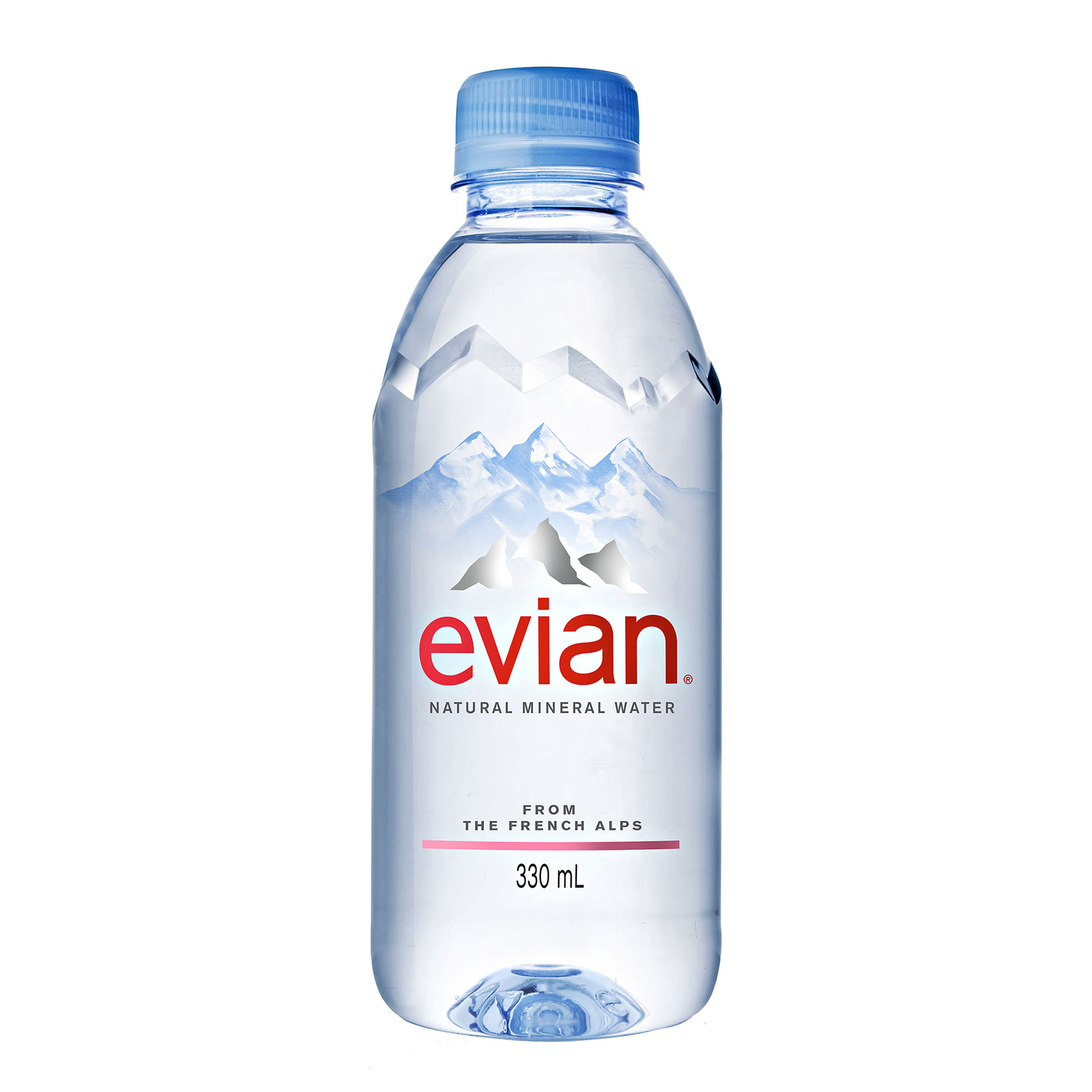 Evian Natural Mineral Water Bottle 330ml