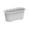 Cosmoplast Oval Planter With Tray White 15L