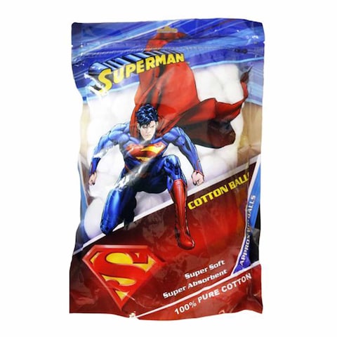 Superman Cotton Balls White 100S