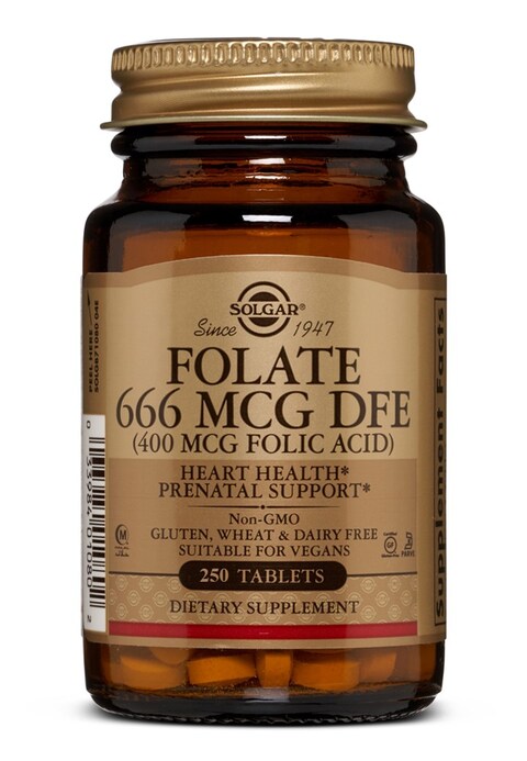 Folate 666 Mcg Dfe (400 Mcg Folic Acid) 250 Tablets