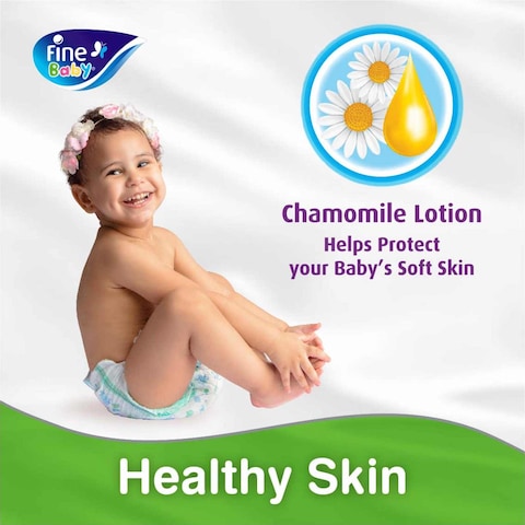 Fine Baby Diapers, DoubleLock Technology, Size 3, Medium 4 ndash 9kg, Mega Pack of 84 diapers