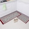 2 PCS Set Large Kitchen Mats With Thick Non Slip Bottom For Kitchen Floor With Beautiful Design (50&times;80CM And 50&times;160CM)