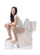 Generic - Bathroom Toilet Stool White 9Inch