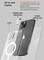 VRS Design Crystal Mixx Magnetic designed for iPhone 14 PLUS case cover compatible with MagSafe with Tempered Glass Screen Protector and Camera Lens Protector - Clear