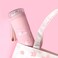 280ML Flower Printing Insulated Vacuum Flask Double Wall Stainless Steel Water Tumbler With Flip Lid
