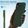 Remson Mag-X Magnetic Hybrid Protective Silicone Case Military Grade Protection For iPhone 14 Pro (Green)