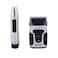 Geepas GSR110N 2-In-1 Men's Shaver With Nose Trimmer - Mini Travel Rechargeable Precision Foil Shaver With Precision Sideburns Trimmer - Portable Waterproof Shaver-Nostril Nasal Hair Painless Clipper