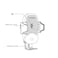 Michelin Car Phone Holder Stand with 15W Wireless Charger