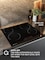 MIILLEN Built in Electric hob, 60 cm Black Glass, 4 Heating Zones, 6000W, Touch Control, MEH 601 BL, 3 Year Warranty