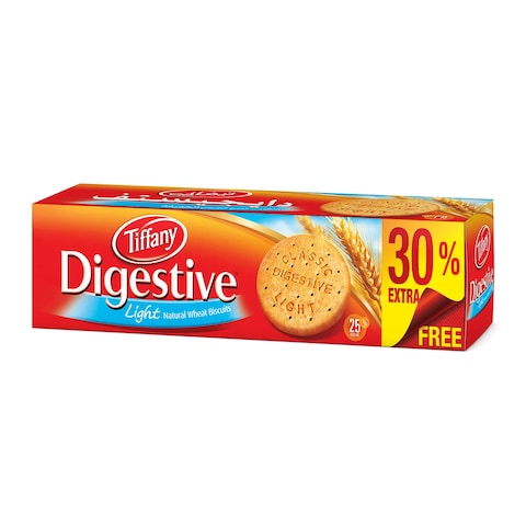 Tiffany Digestive Light Natural Wheat Biscuits - 520 grams