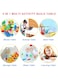 Little Story 4-In-1 Multi Activity Build Table with 50 Blocks